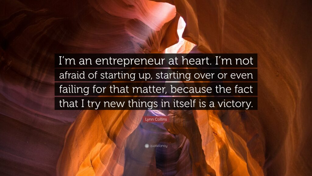 entrepreneur at heart