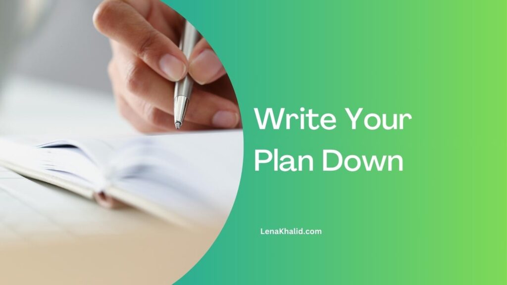 write plan